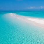 lowtide sandbank in zanzibar