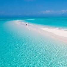 lowtide sandbank in zanzibar